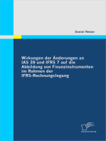 Wirkungen der Änderungen an IAS 39 und IFRS 7 auf die Abbildung von Finanzinstrumenten im Rahmen der IFRS-Rechnungslegung