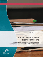 Lerntheorien im Kontext des Problemlösens: Eine praktische und umfangreiche Studie zu einem schülerorientierten Unterrichtsansatz