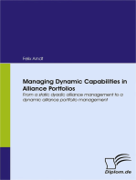 Managing Dynamic Capabilities in Alliance Portfolios: From a static dyadic alliance management to a dynamic alliance portfolio management