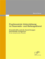 Psychosoziale Unterstützung im Feuerwehr- und Rettungsdienst: Einsatzkräfte und die Auswirkungen belastender Ereignisse – Eine empirische Studie