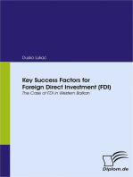 Key Success Factors for Foreign Direct Investment (FDI): The Case of FDI in Western Balkan