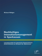 Nachhaltiges Innovationsmanagement in Sparkassen