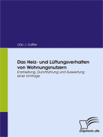 Das Heiz- und Lüftungsverhalten von Wohnungsnutzern: Erarbeitung, Durchführung und Auswertung einer Umfrage