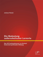 Die Bedeutung außerschulischer Lernorte