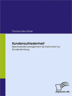 Kundenzufriedenheit: Beschwerdemanagement als Instrument zur Kundenbindung