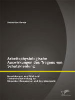 Arbeitsphysiologische Auswirkungen des Tragens von Schutzkleidung