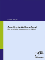 Coaching im Wettkampfsport: Eine empirische Untersuchung im Fußball