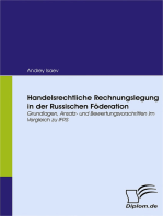 Handelsrechtliche Rechnungslegung in der Russischen Föderation: Grundlagen, Ansatz- und Bewertungsvorschriften im Vergleich zu IFRS