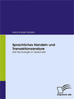 Sprachliches Handeln und Transaktionsanalyse: Die Psychologie im Sprechakt