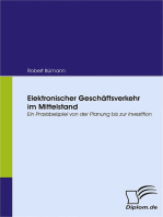 Elektronischer Geschäftsverkehr im Mittelstand: Ein Praxisbeispiel von der Planung bis zur Investition