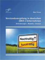 Vorstandsvergütung in deutschen (DAX-) Unternehmen