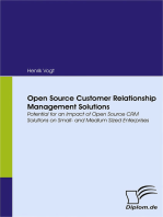 Open Source Customer Relationship Management Solutions: Potential for an Impact of Open Source CRM Solutions on Small- and Medium Sized Enterprises