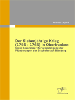 Der Siebenjährige Krieg (1756 - 1763) in Oberfranken