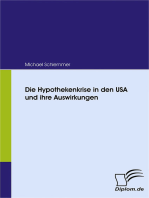 Die Hypothekenkrise in den USA und ihre Auswirkungen