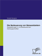 Die Besteuerung von Reiseanbietern