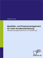 Qualitäts- und Prozessmanagement für mehr Kundenorientierung: Aktuelle Managementformen im Krankenhaus