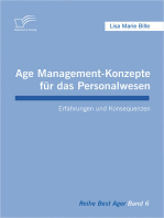 Age Management-Konzepte für das Personalwesen: Erfahrungen und Konsequenzen