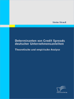 Determinanten von Credit Spreads deutscher Unternehmensanleihen: Theoretische und empirische Analyse