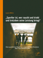 „Sportler ist, wer raucht und trinkt und trotzdem seine Leistung bringt“: Eine qualitative Studie zu ausgewählten Klischees über Sportstudierende