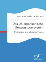 Das US-amerikanische Umsatzsteuersystem. Distributive und allokative Folgen