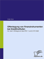 Offenlegung von Finanzinstrumenten bei Kreditinstituten