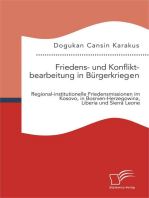 Friedens- und Konfliktbearbeitung in Bürgerkriegen