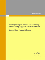 Veränderungen der Paarbeziehung beim Übergang zur Erstelternschaft