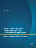 Marktstudie Albaniens und Bedingungen für ausländische Investitionen
