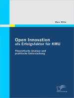 Open Innovation als Erfolgsfaktor für KMU:Theoretische Analyse und praktische Untersuchung