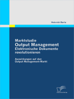 Marktstudie Output Management: Elektronische Dokumente revolutionieren: Auswirkungen auf den Output Management-Markt
