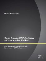 Open Source ERP-Software – Chance oder Risiko? Eine holistische Betrachtung von Open Source ERP-Software