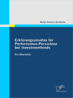 Erklärungsansätze für Performance-Persistenz bei Investmentfonds: Ein Überblick