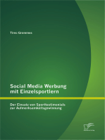 Social Media Werbung mit Einzelsportlern: Der Einsatz von Sporttestimonials zur Aufmerksamkeitsgewinnung