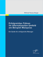 Erfolgreiches Führen im internationalen Umfeld am Beispiel Malaysias: Ein Guide für erfolgreiche Manager