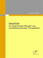 Identität im historischen Wandel aus machttheoretischer Perspektive