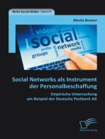 Social Networks als Instrument der Personalbeschaffung