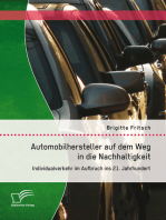 Automobilhersteller auf dem Weg in die Nachhaltigkeit