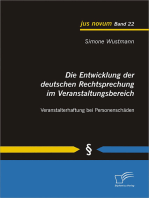 Die Entwicklung der deutschen Rechtsprechung im Veranstaltungsbereich: Veranstalterhaftung bei Personenschäden