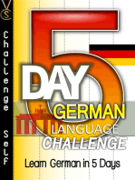 5-Day German Language Challenge: Learn German In 5 Days