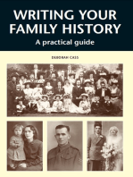 WRITING YOUR FAMILY HISTORY: A Practical Guide
