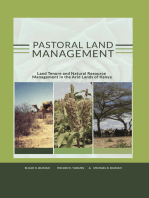 Pastoral land management: Land Tenure and Natural Resource Management in the Arid Lands Of Kenya