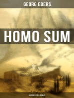 Homo sum (Historischer Roman): Die Geschichten der Sinai-Halbinsel: Die Höhlen der Anachoreten, der Wüstenväter