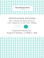 Innovation Killers: How Financial Tools Destroy Your Capacity to Do New Things