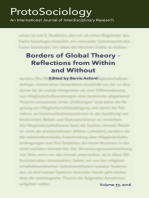 Borders of Global Theory - Reflections from Within and Without: ProtoSociology Vol. 33