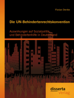 Die UN-Behindertenrechtskonvention: Auswirkungen auf Sozialpolitik und Behindertenhilfe in Deutschland