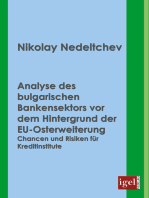 Analyse des bulgarischen Bankensektors vor dem Hintergrund der EU-Osterweiterung