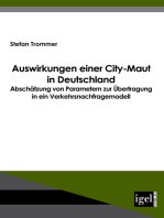 Auswirkungen einer City-Maut in Deutschland: Abschätzung von Parametern zur Übertragung in ein Verkehrsnachfragemodell