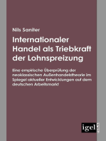 Internationaler Handel als Triebkraft der Lohnspreizung: Eine empirische Überprüfung der neoklassischen Außenhandelstheorie im Spiegel aktueller Entwicklungen auf dem deutschen Arbeitsmarkt