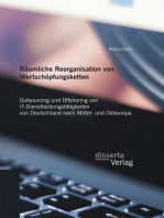 Räumliche Reorganisation von Wertschöpfungsketten: Outsourcing und Offshoring von IT-Dienstleistungstätigkeiten von Deutschland nach Mittel- und Osteuropa