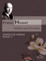 Franz Hessel: Städte und Porträts: Sämtliche Werke in 5 Bänden, Bd. 3